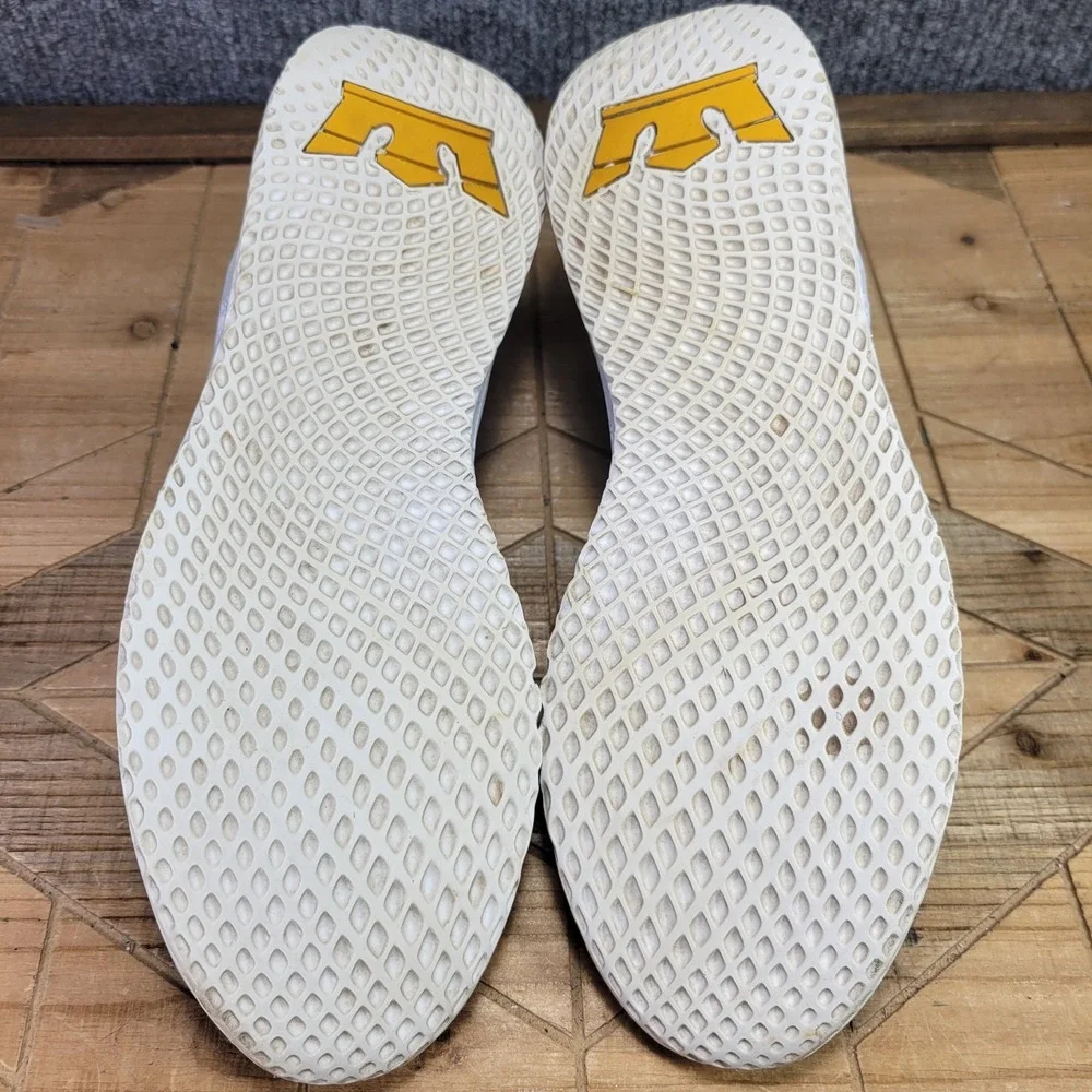 Supra‎ Titanium Men's 10 Gunmetal Gray Black Gold Athletic Suede Modern Sneakers - Picture 8 of 13